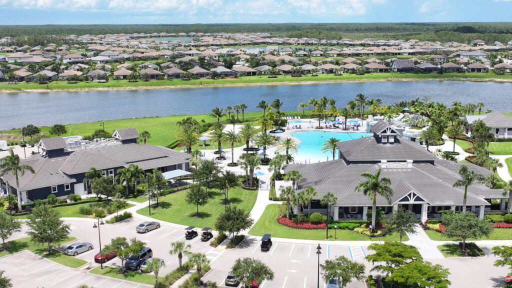 Bluewater-Clubhouse-Tennis-pool-waterfront-Southwest-Florida-Construction
